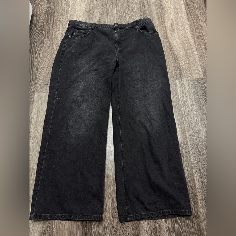Cotton On Black Wide Leg Jeans